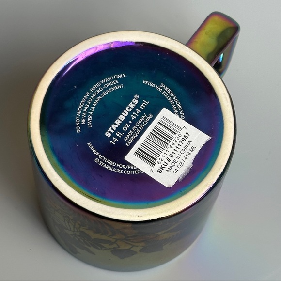Starbucks 2020 Iridescent Black Roses Mug - Picture 8 of 10